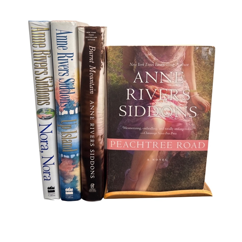 Anne Rivers Siddons Book Lot Peachtree Road Nora Nora Up Island Burnt Mountain